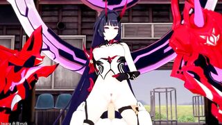 0409 -【R18-MMD】Honkai Impact 3rd 崩坏三 four Thicc valkyrie and the lucky captain