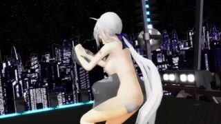 【MMD】Haku Like a dignified flower【R-18】