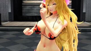 【MMD】Yukari - PiNK CAT【R-18】