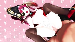 Mischievous Function VTuber - Houshou Marine Porn Music Video Hololive Vtuber - MMD