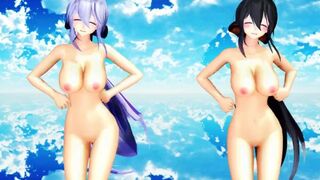 【MMD】Haku - Ochame Kinou【60fps】【R-18】