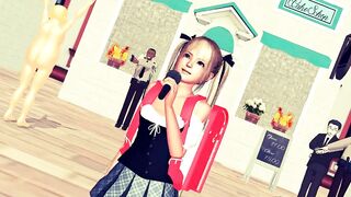 【MMD】(School uniform) Summer Mari-chan (Realistic model) 【R-18】