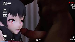 【SEX-MMD】(Threesome) Demo Isokaze 2【R-18】