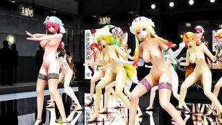 【MMD】ONE! TWO! THREE!【R-18】