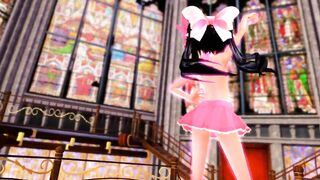 【MMD】Pink Cat - NJXA Pink【R-18】