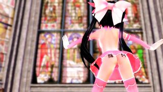 【MMD】Pink Cat - NJXA Pink【R-18】