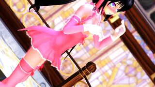 【MMD】Pink Cat - NJXA Pink【R-18】