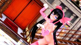 【MMD】Pink Cat - NJXA Pink【R-18】