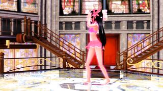 【MMD】Pink Cat - NJXA Pink【R-18】