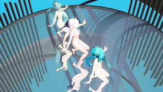 【MMD】Hatsune Miku - Real World【R-18】