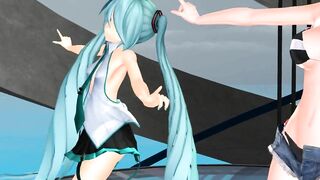 【MMD】Hatsune Miku - Real World【R-18】