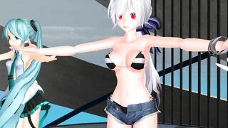 【MMD】Hatsune Miku - Real World【R-18】