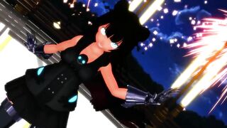 【MMD】Body To Body with a light pilgrimage demon【R-18】