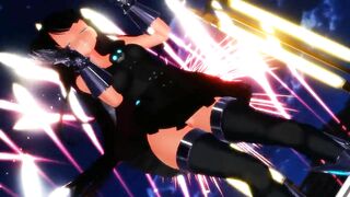 【MMD】Body To Body with a light pilgrimage demon【R-18】