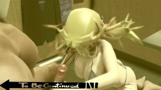 【SEX-MMD】Yuugi s extreme blowjob Pt1【No sound】【R-18】