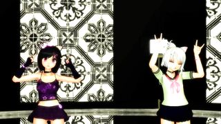 【MMD】Kaat & Luna - Galaxis!【R-18】