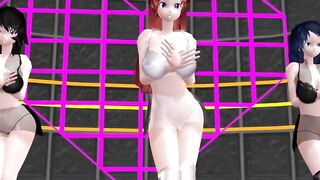 【MMD】Kasuko & others - Nostalogic【R-18】