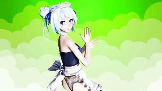 【MMD】Cute maid - LAMB【R-18】