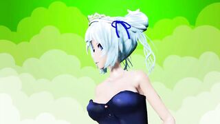 【MMD】Cute maid - LAMB【R-18】