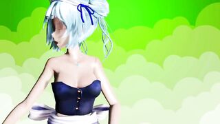 【MMD】Cute maid - LAMB【R-18】