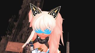 【MMD】Cyber Jackie Galrider18 - Addict【R-18】