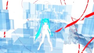 【MMD】Miku - Donuts【1080p】【R-18】