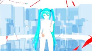 【MMD】Miku - Donuts【1080p】【R-18】