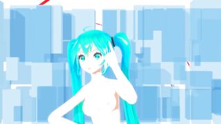 【MMD】Miku - Donuts【1080p】【R-18】