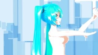 【MMD】Miku - Donuts【1080p】【R-18】