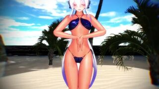 【MMD】Yowane Haku - Te Amo【60fps】【R-18】