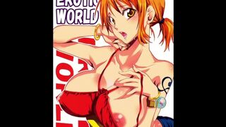 ONE PIECE - BOTH HOLES FILLED IN THREESOME WITH HORNY NAMI