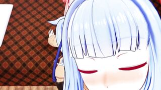 Using Akane and making love with Aoi - Step Sister Creampie And Cleanup Blowjob- MMD