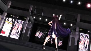 【MMD】Princess dances - PINK CAT (Nico Douga deleted version)【R-18】