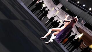 【MMD】Princess dances - PINK CAT (Nico Douga deleted version)【R-18】