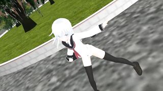 【MMD】KanColle Hibiki - WAVE FILE【R-18】