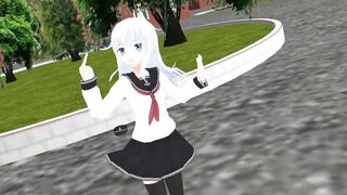 【MMD】KanColle Hibiki - WAVE FILE【R-18】