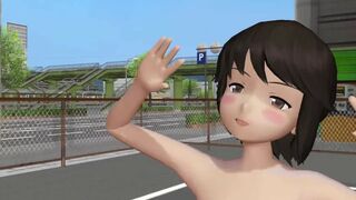 【MMD】Miyuki-chan who has a gap【R-18】