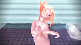 【MMD】Pink Cat feat.Nami【R-18】