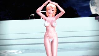 【MMD】Pink Cat feat.Nami【R-18】