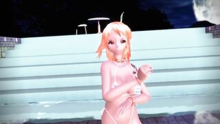 【MMD】Pink Cat feat.Nami【R-18】