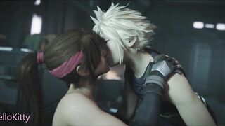 Final Fantasy Cloud Fucking Jessie at Gym Cheating Against Tifa