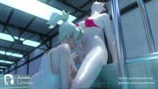 Futa Dva x Mercy Pool Scene