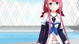 【MMD】PiNK CAT [Kawakaze cilky edit model]【R-18】