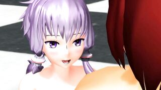 【SEX-MMD】Yuzuki Yukaris service【R-18】