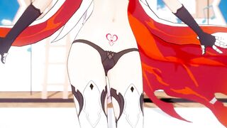 0426 -【R18-MMD-4K】Honkai Impact 3rd 崩坏三 - Who said Kiana cant look good in AOA Miniskirt