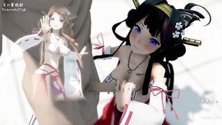 mmd r18 KotonohaYugi Kongo 3d hentai