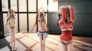 mmd r18 HMKJ Printz Murasame Kongo 3d hentai