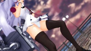 【MMD】Take a walk with Murakumo before leaving the port【R-18】