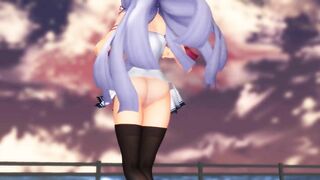 【MMD】Take a walk with Murakumo before leaving the port【R-18】