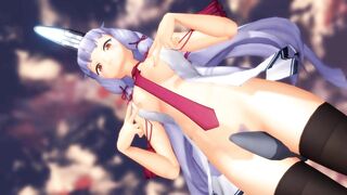 【MMD】Take a walk with Murakumo before leaving the port【R-18】